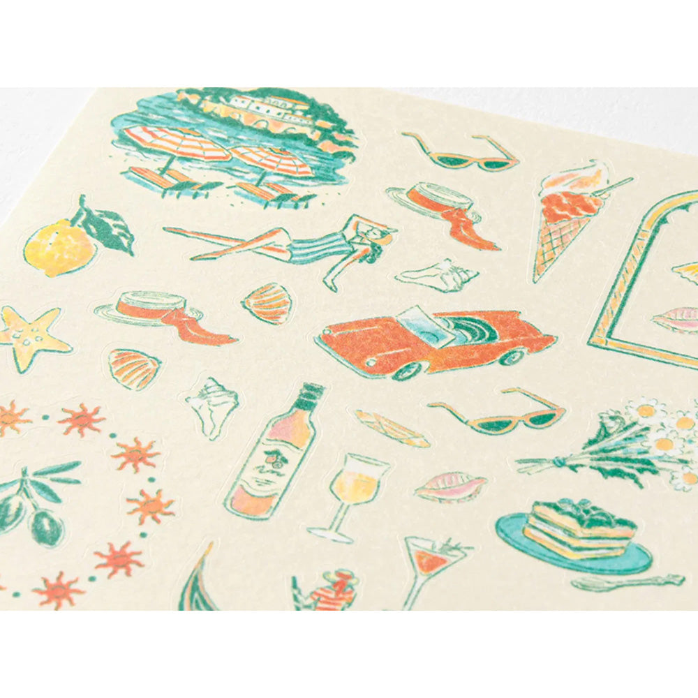 Midori Sticker Sheet - Italian Motifs