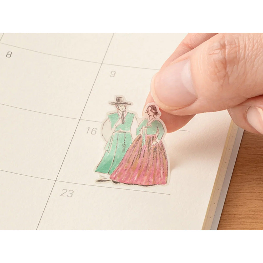 Midori Sticker Sheet - Korean Motifs