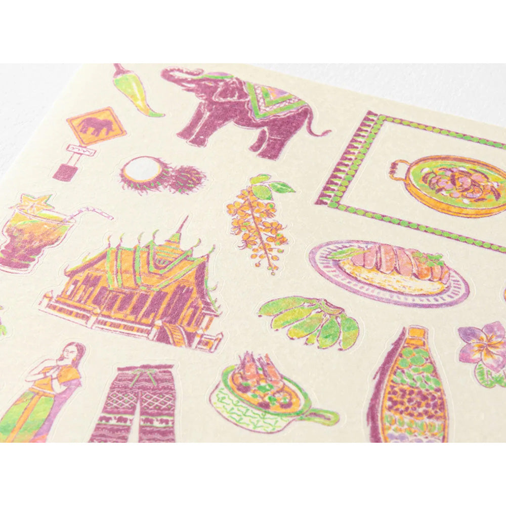 Midori Sticker Sheet - Thai Motifs