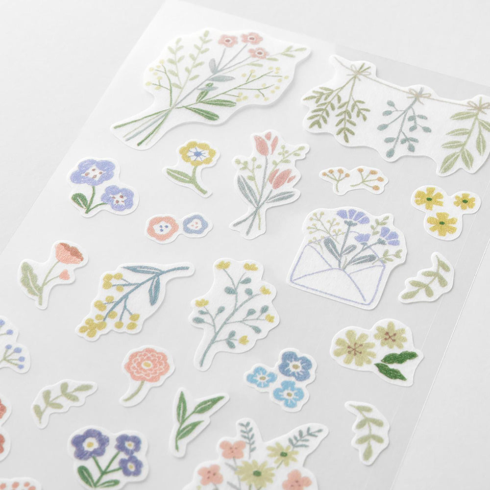 Midori Two Sticker Sheets - Flower
