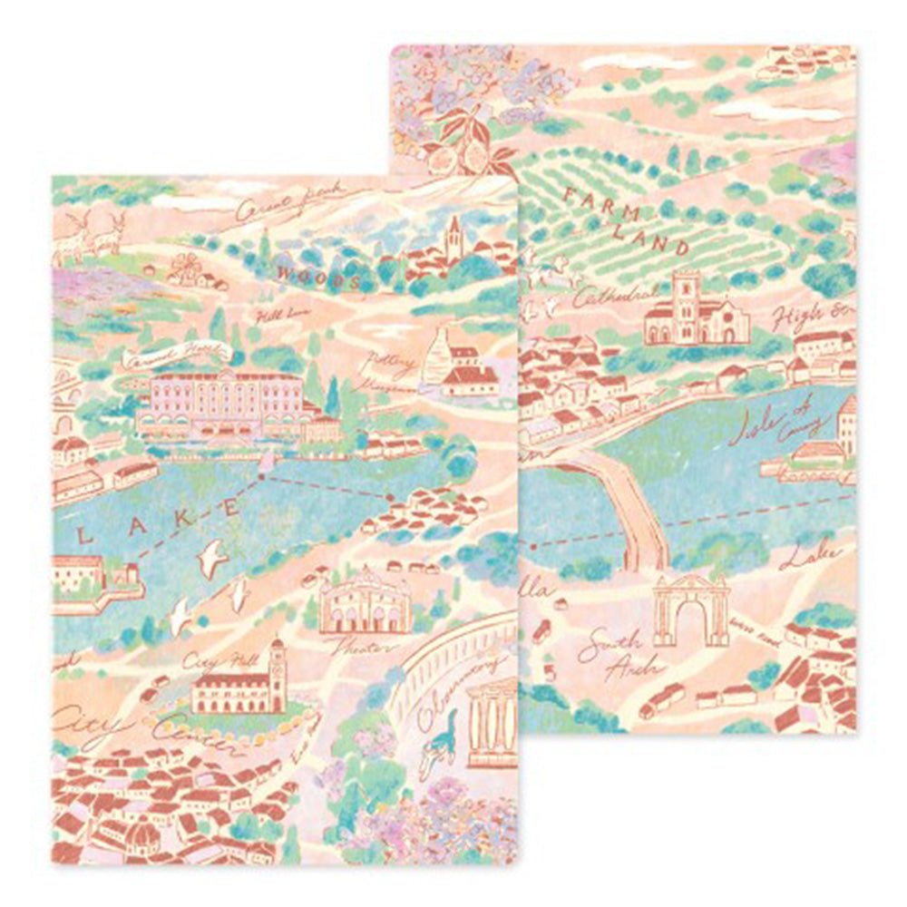 Midori Yuru Log Notebook B6 - Travel & Hotel