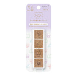 Midori Yuru Log Paintable Stamp Pre-Inked - Daily Life