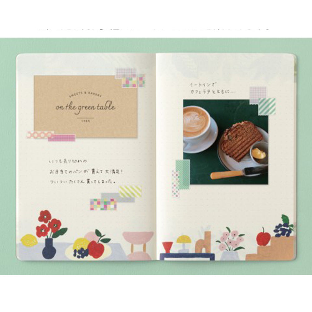 Midori Yuru Log Sticker Sheet - Collage Tape