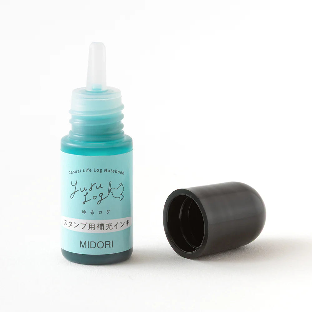 Midori Yuru Log Paintable Stamp Pre-Inked Refill Ink - M.Lovewell