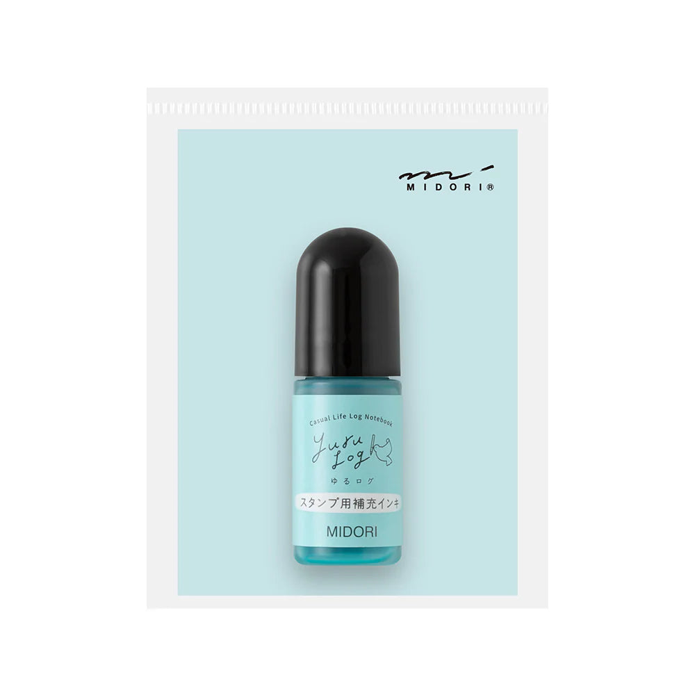 Midori Yuru Log Paintable Stamp Pre-Inked Refill Ink
