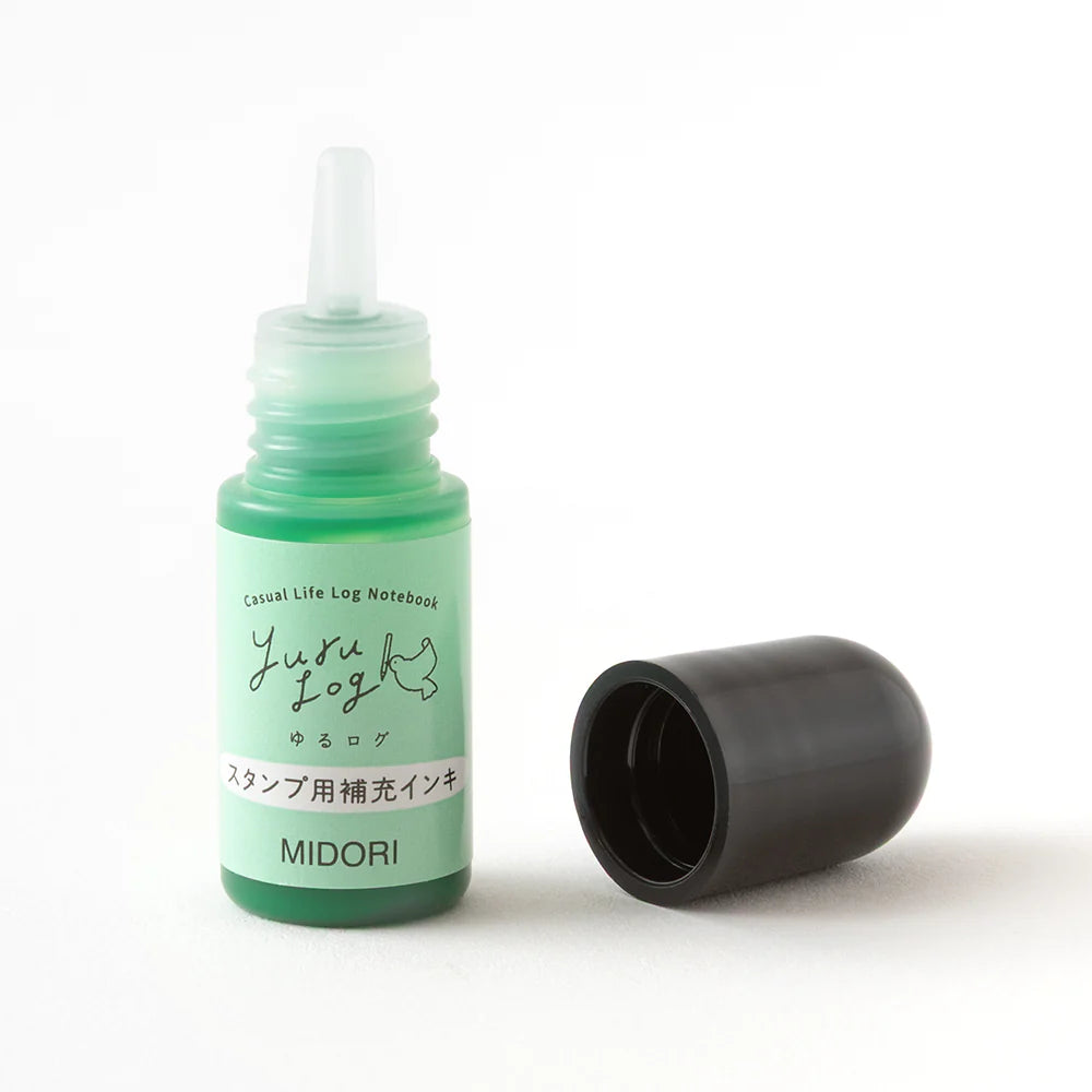 Midori Yuru Log Paintable Stamp Pre-Inked Refill Ink - M.Lovewell