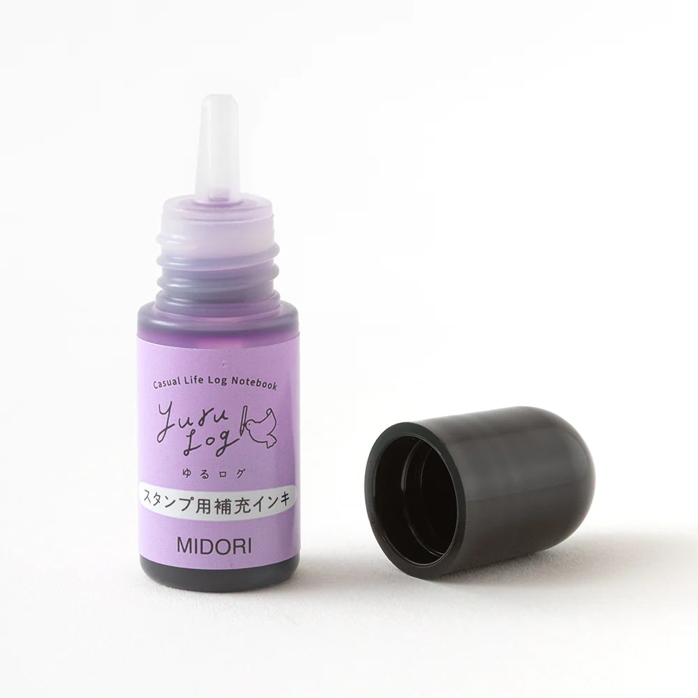 Midori Yuru Log Paintable Stamp Pre-Inked Refill Ink - M.Lovewell