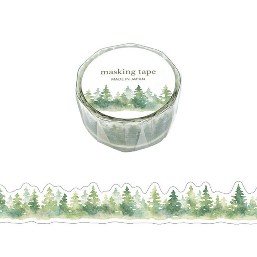Mind Wave Die-Cut Washi Tape - Trees