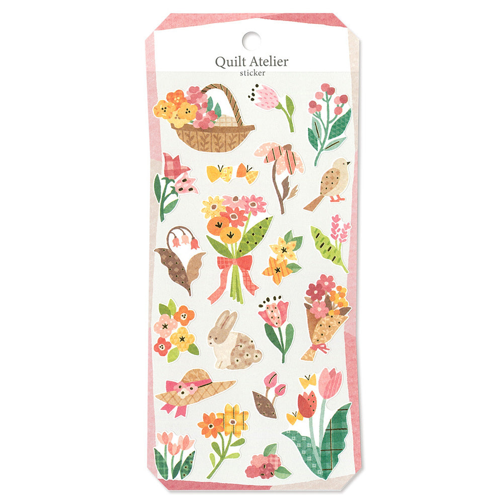 Mind Wave Quilt Atelier Sticker - Flower Garden
