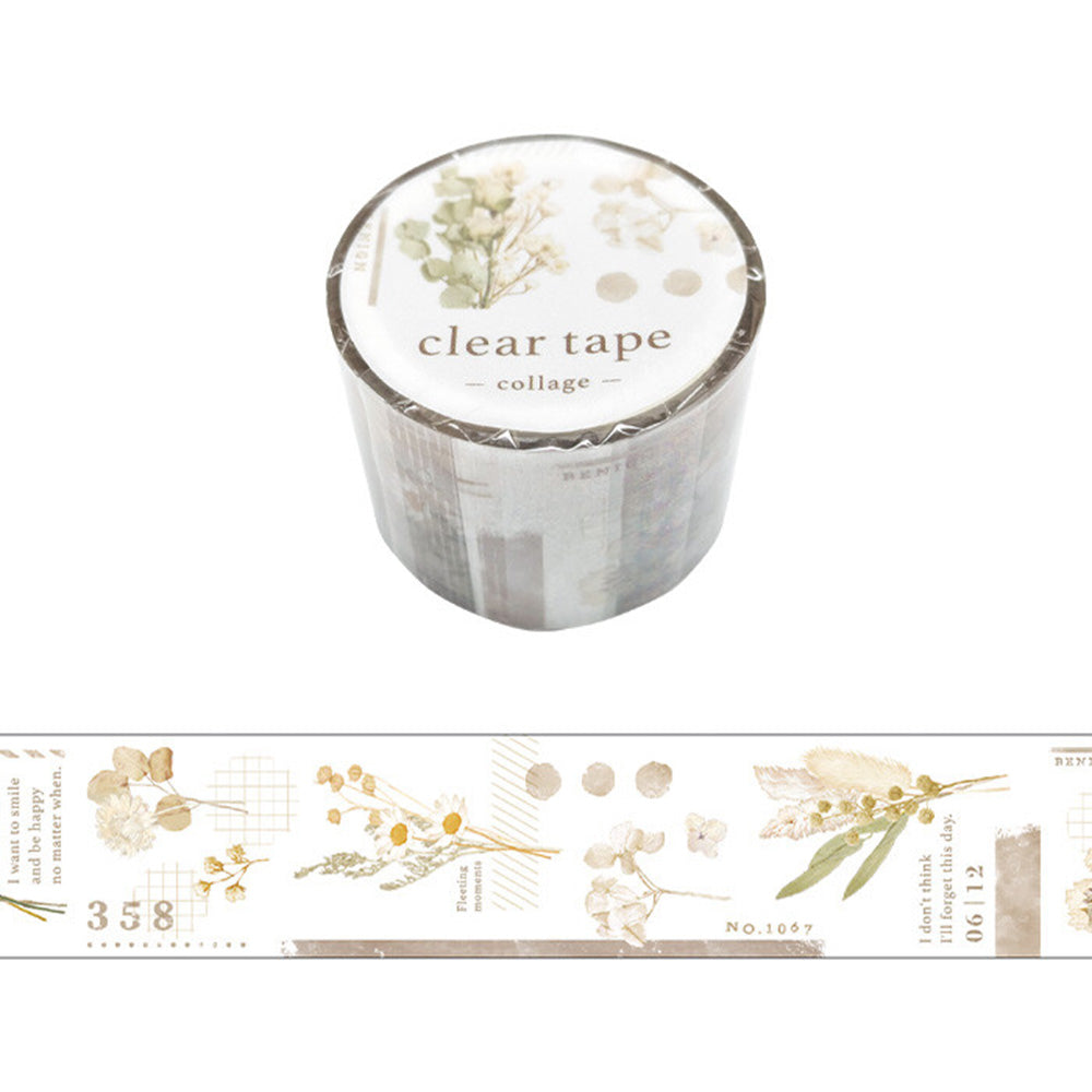 Mind Wave Washi Tape - Clear - Collage