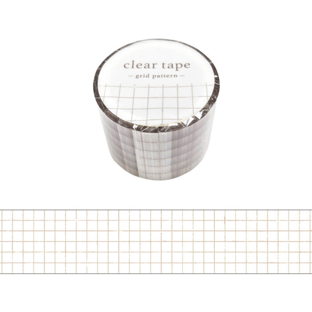 Mind Wave Washi Tape - Clear - Grid