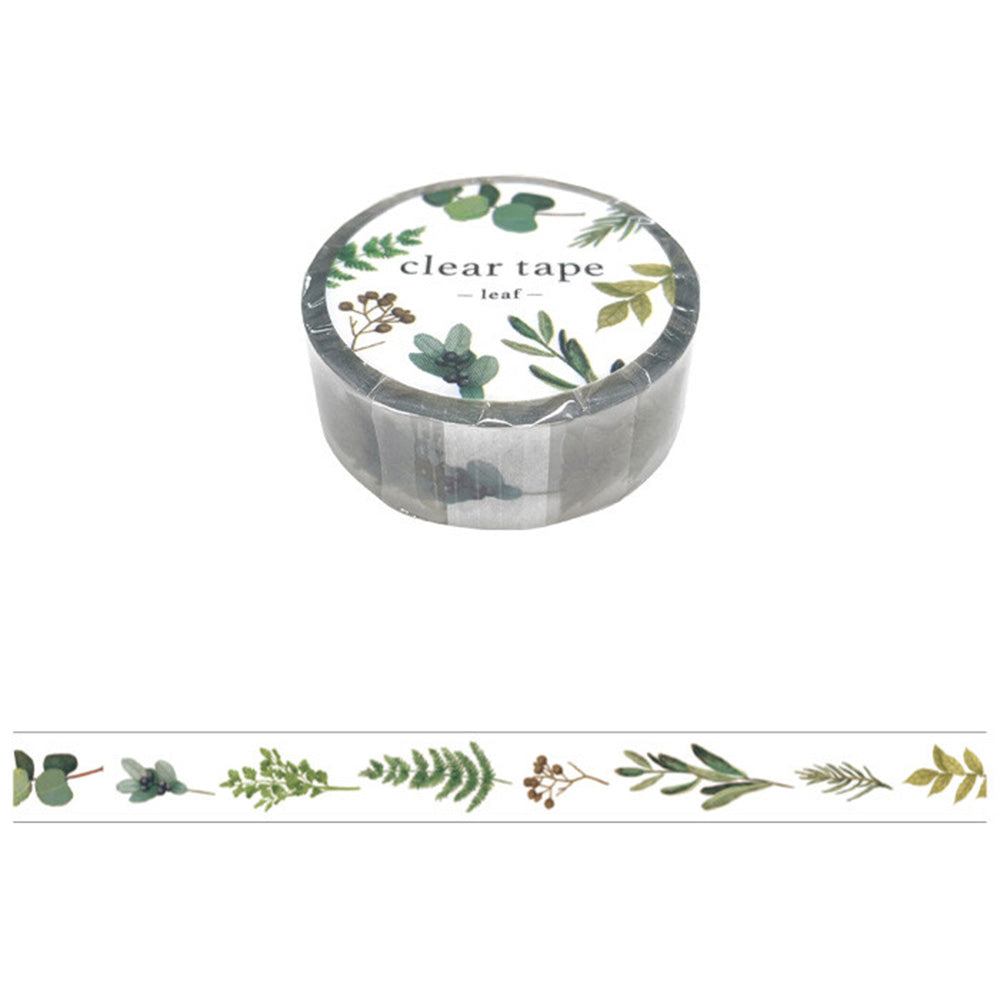 Mind Wave Washi Tape - Clear - Leaves