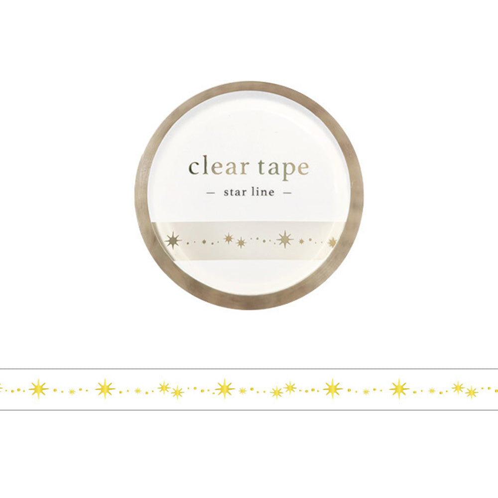 Mind Wave Washi Tape - Clear - Star Line