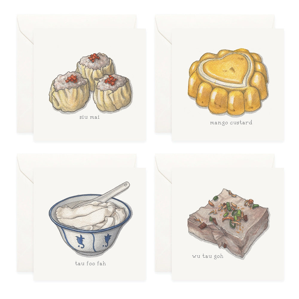 Mini Card Set of 12 - Dim Sum