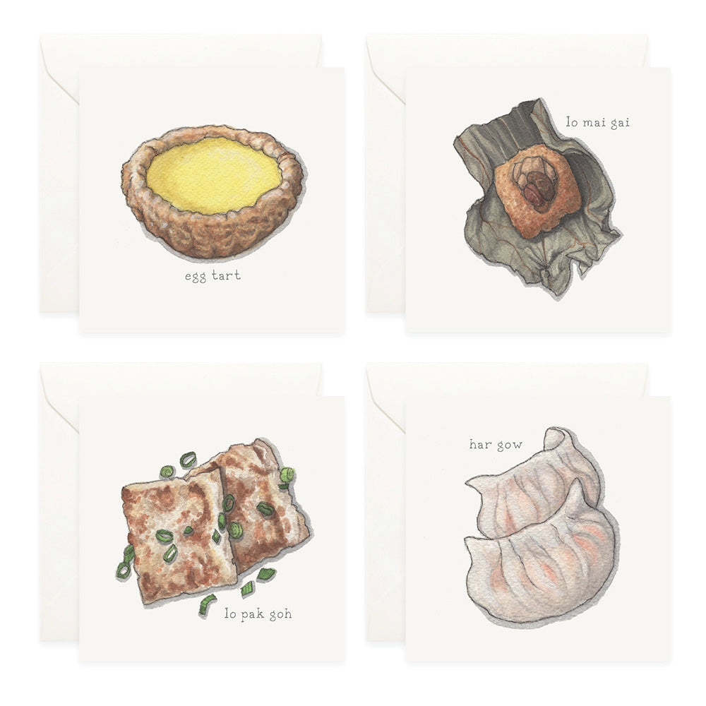 Mini Card Set of 12 - Dim Sum