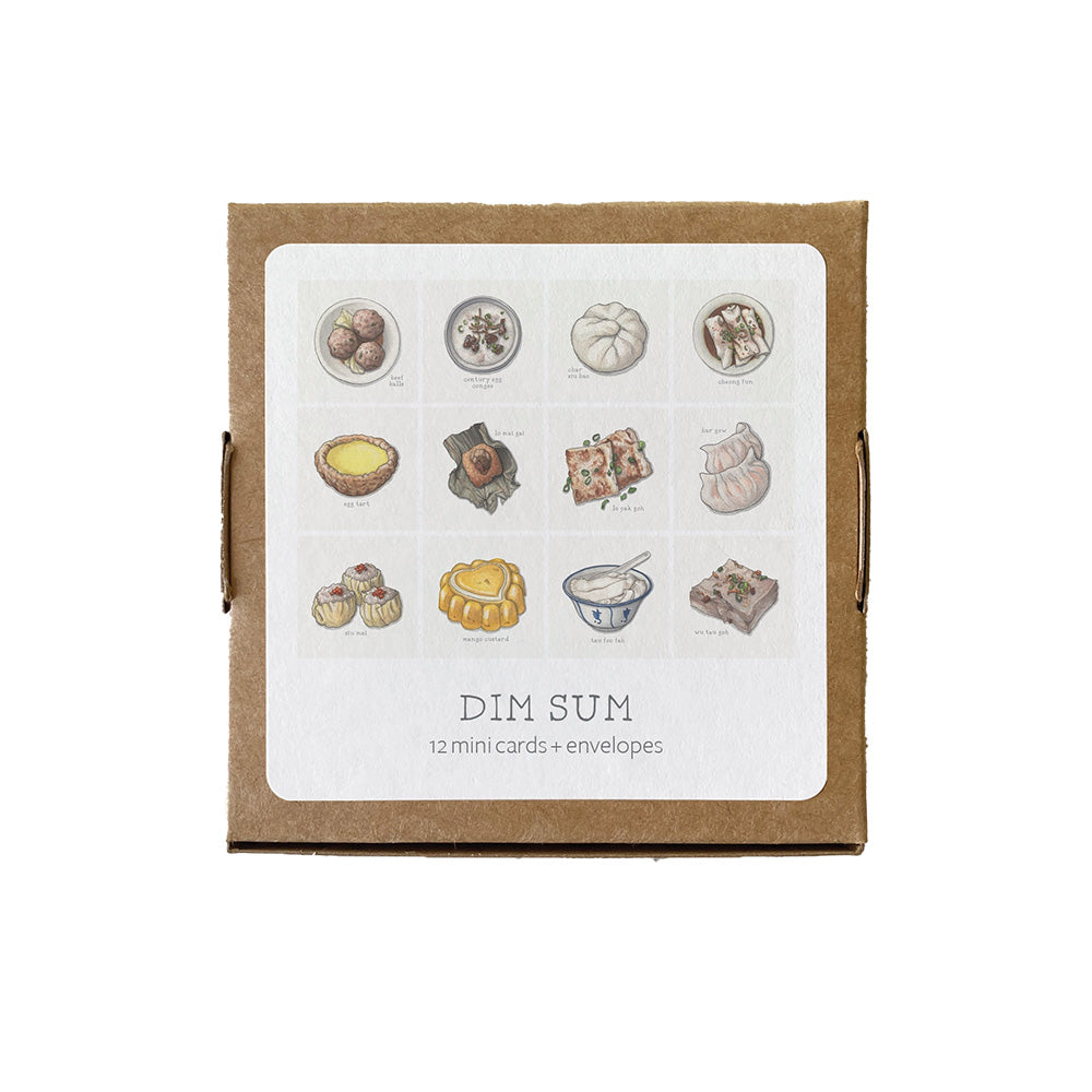 Mini Card Set of 12 - Dim Sum