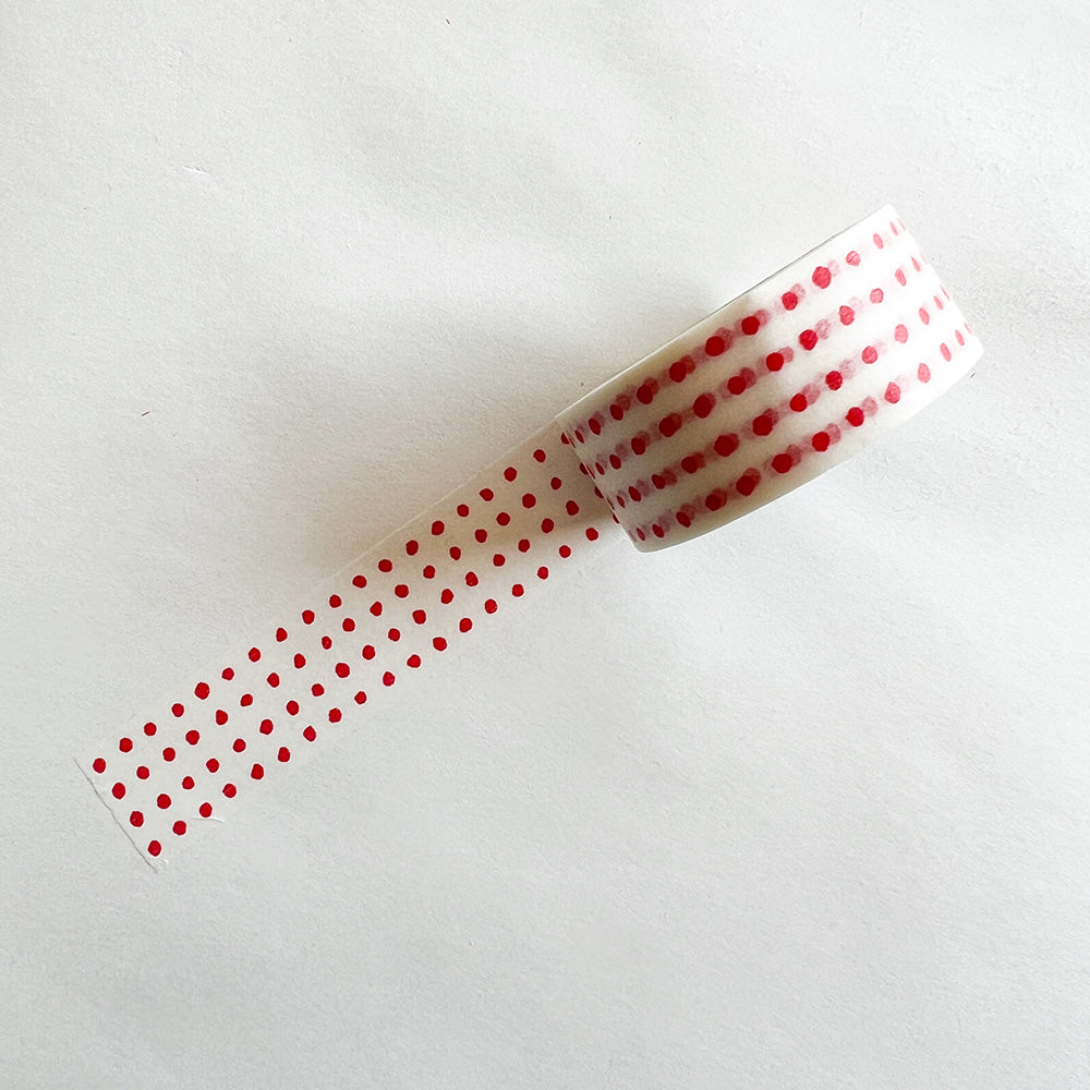 Mitsou Washi Tape - Dot Red