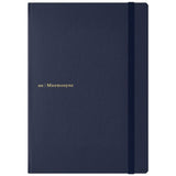 Maruman Mnemosyne N888 Notebook - Dot Grid - Navy Blue