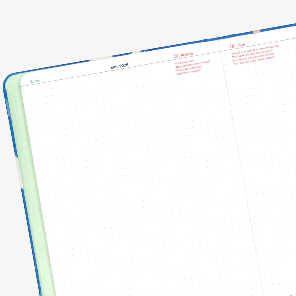 Mossery 2026 Vertical Weekly Planner - Black