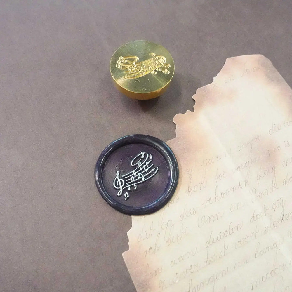 Music Notes Wax Seal Stamp Head Only