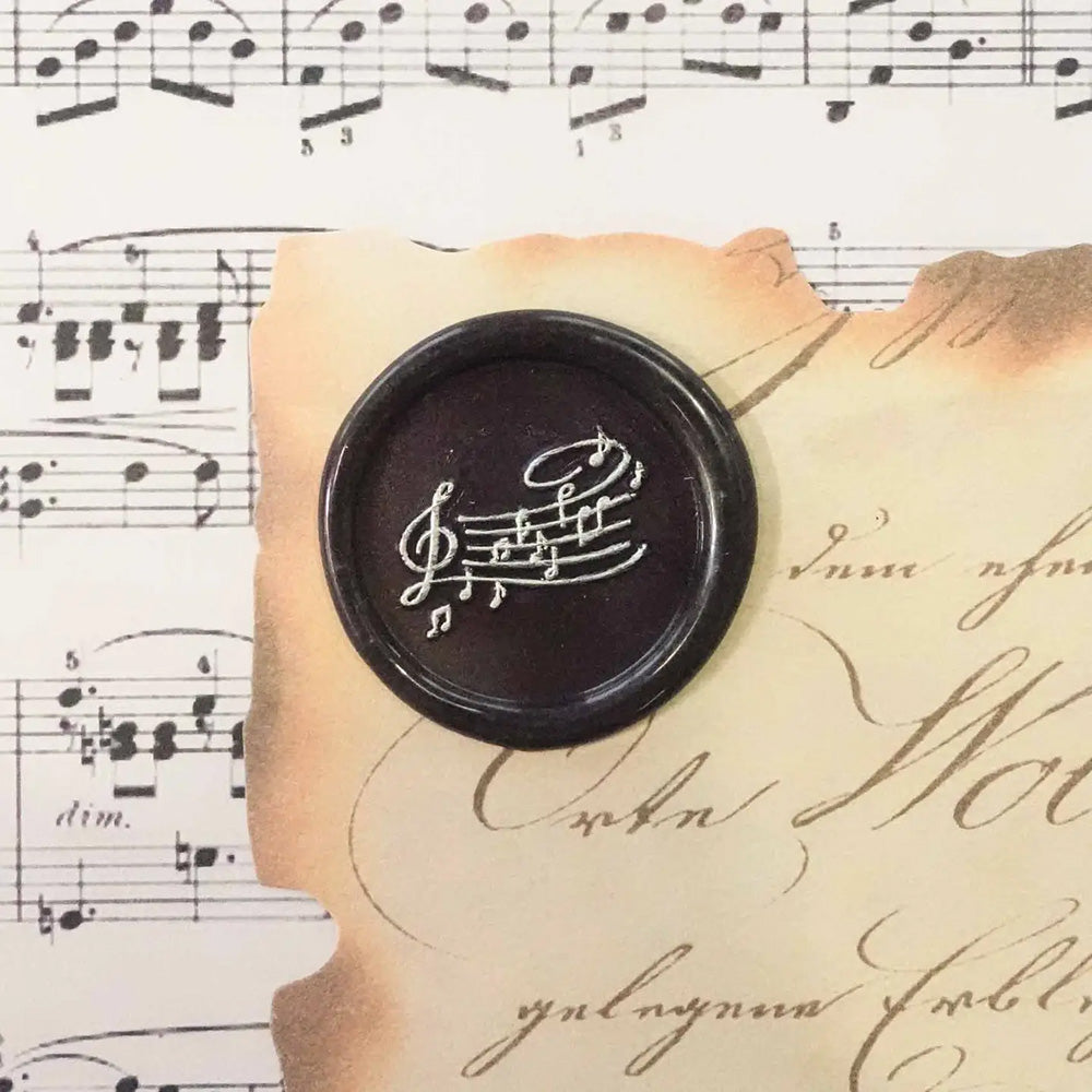 Music Notes Wax Seal Stamp Head Only