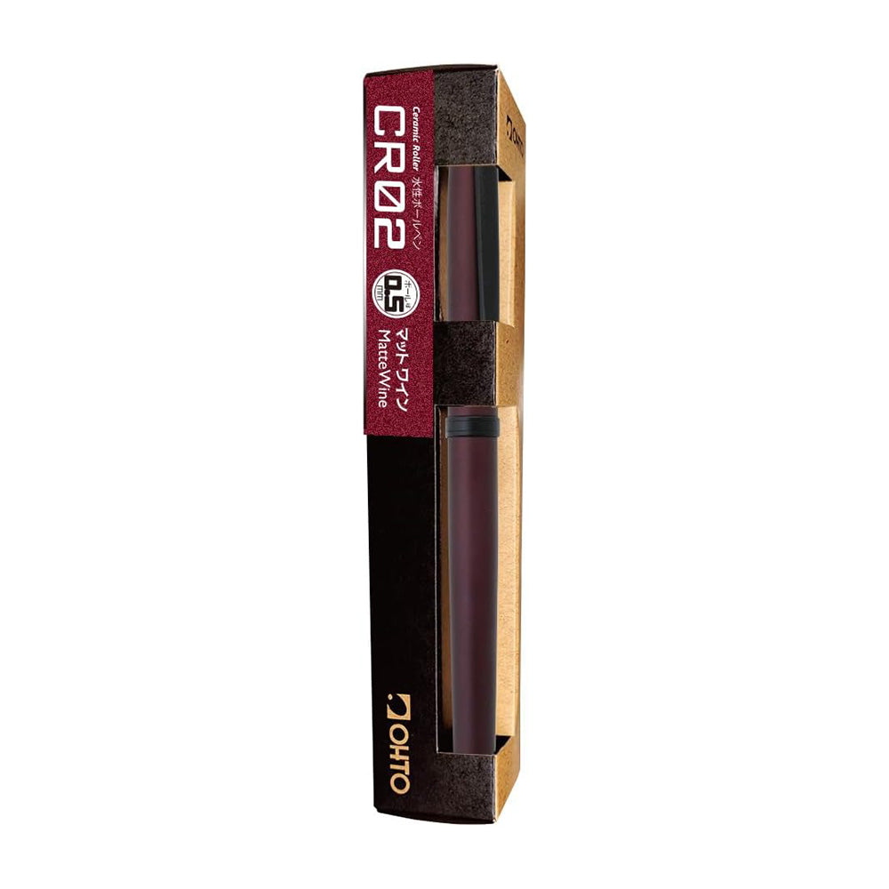 OHTO Ceramic Rollerball CR02 0.5mm - Matte Wine