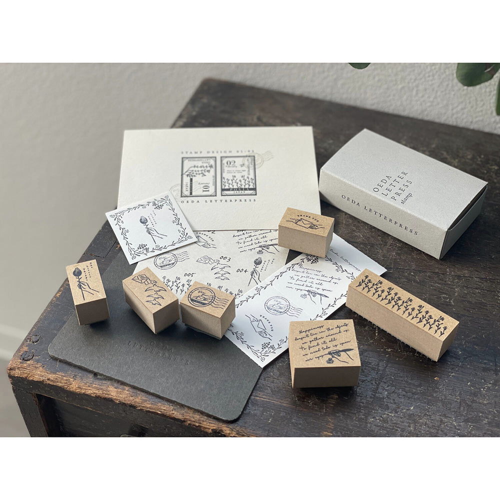 Oeda Letterpress Stamp Set