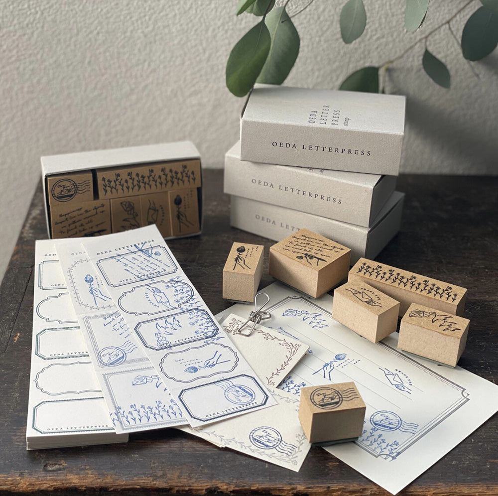 Oeda Letterpress Stamp Set