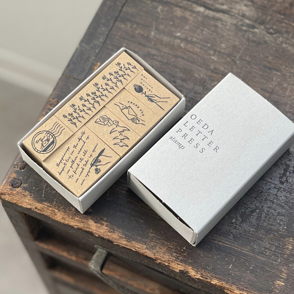 Oeda Letterpress Stamp Set