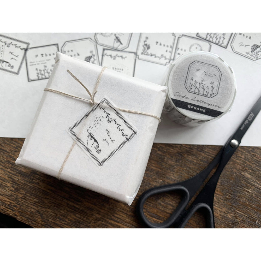 Oeda Letterpress Washi Tape - 8 Frame