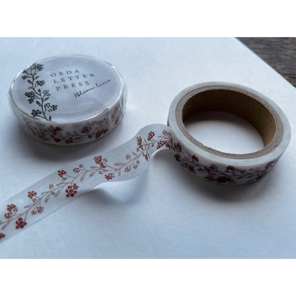 Oeda Letterpress Washi Tape - Bloom