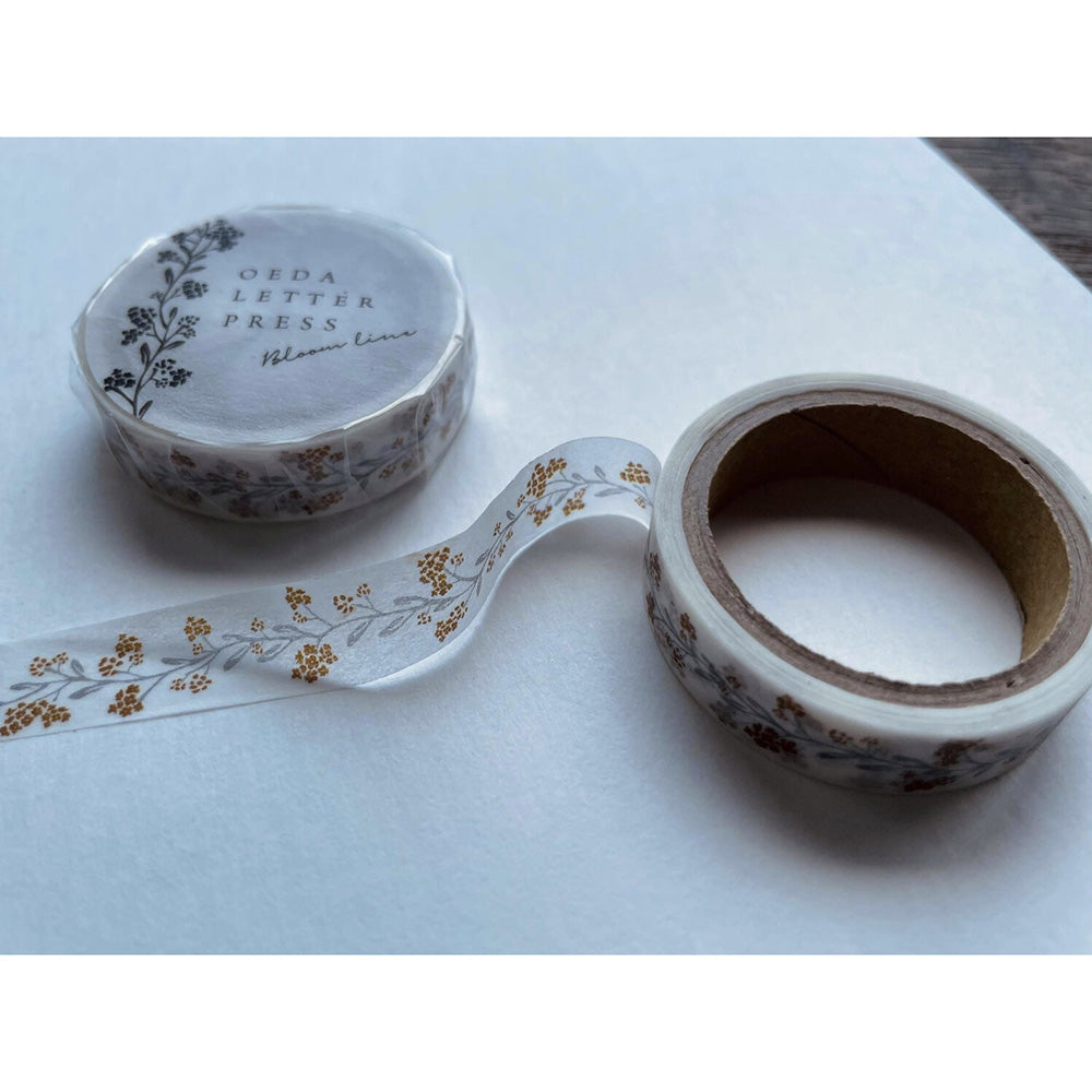 Oeda Letterpress Washi Tape - Bloom