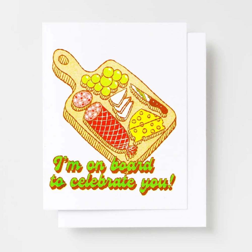 On Board to Celebrate You Card - M.Lovewell