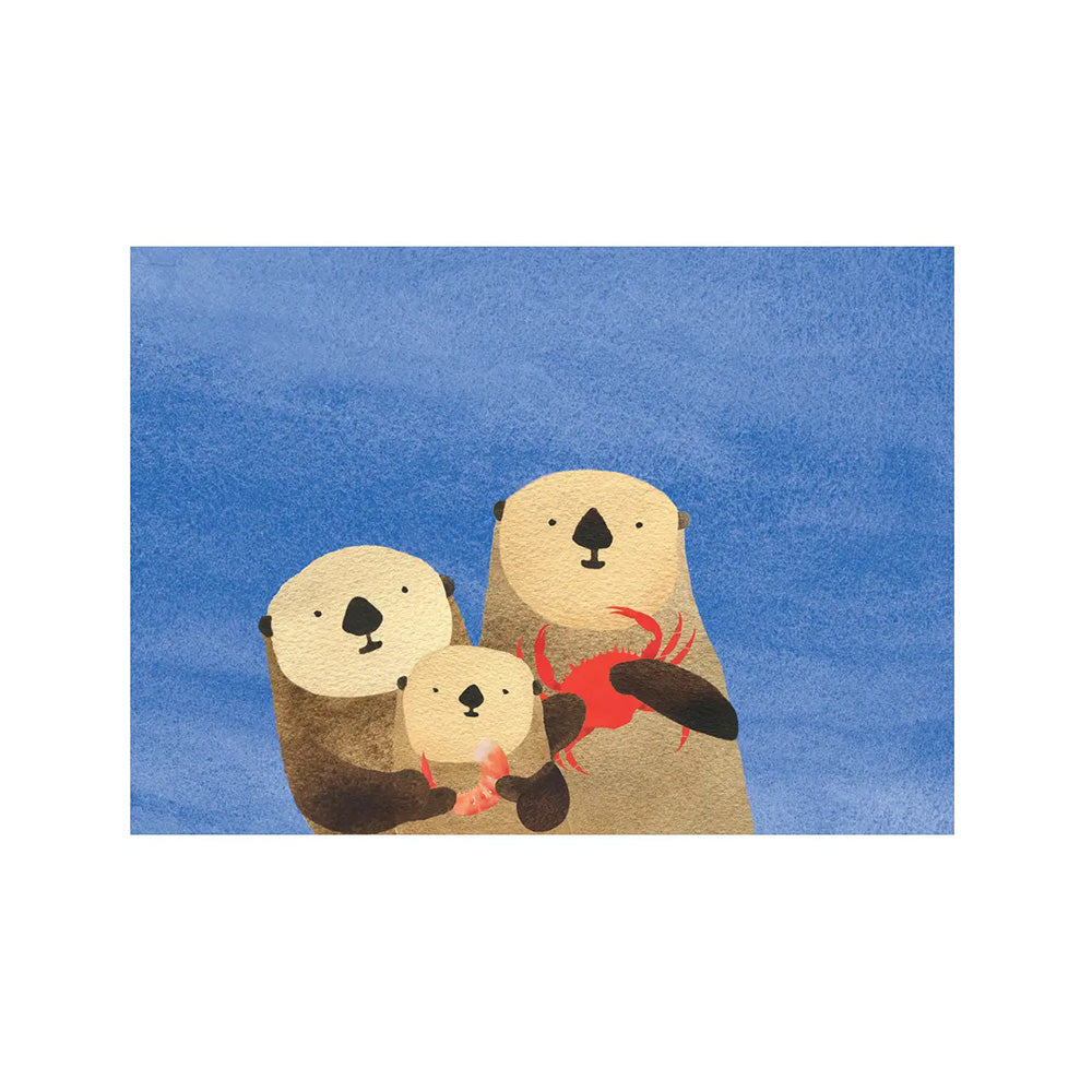 Otter Snack Birthday Card