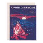 Beach Bonfire Happiest of Birthdays Card