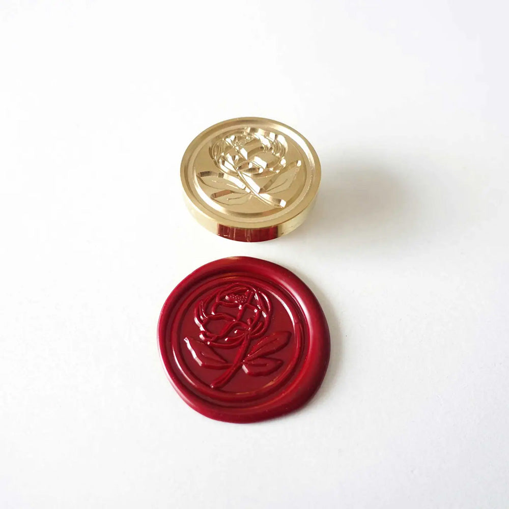 Peony Wax Seal Stamp Head Only