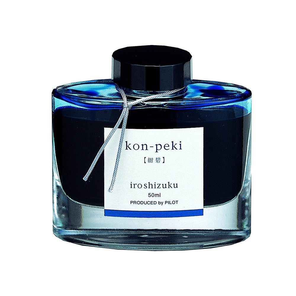 Pilot Iroshizuku Fountain Pen Ink - kon-peki - M.Lovewell