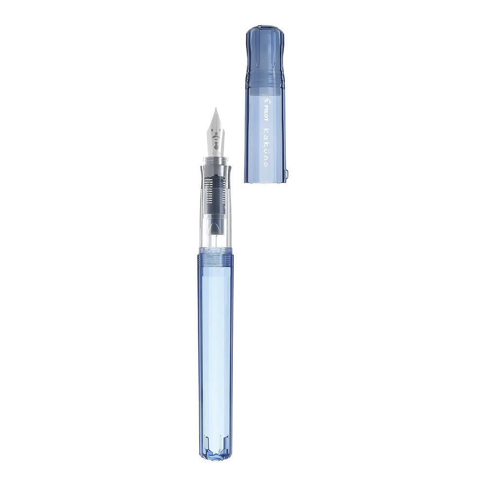 Pilot Kakuno Fountain Pen Of Biginners, Fine Nib, Blue Body (FKA-1SR-LF