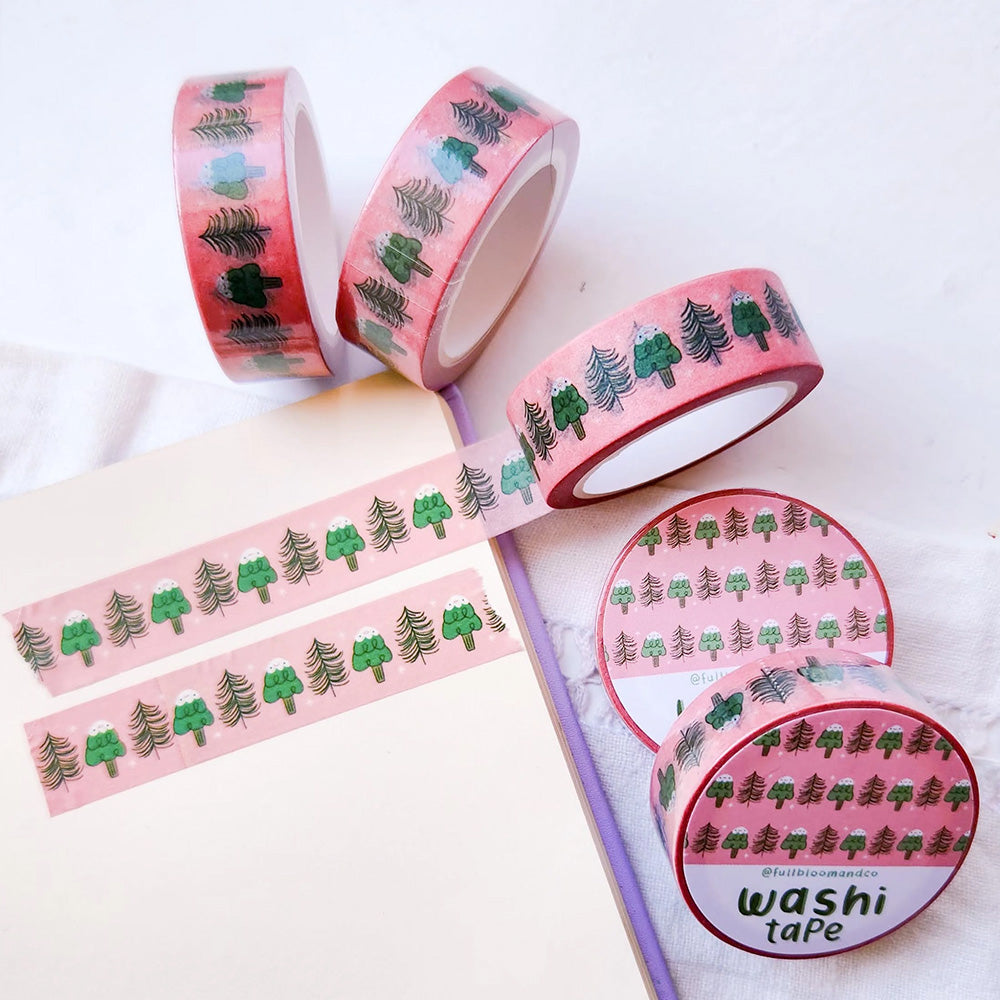 Pine Trees Christmas Washi Tape