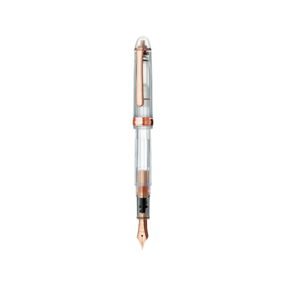 Platinum 3776 Century Fountain Pen - Nice - Clear with Rose Gold