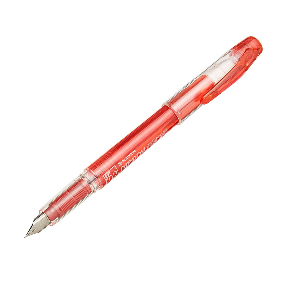 Platinum Preppy Fountain Pen - 0.2mm Tip - Red - M.Lovewell