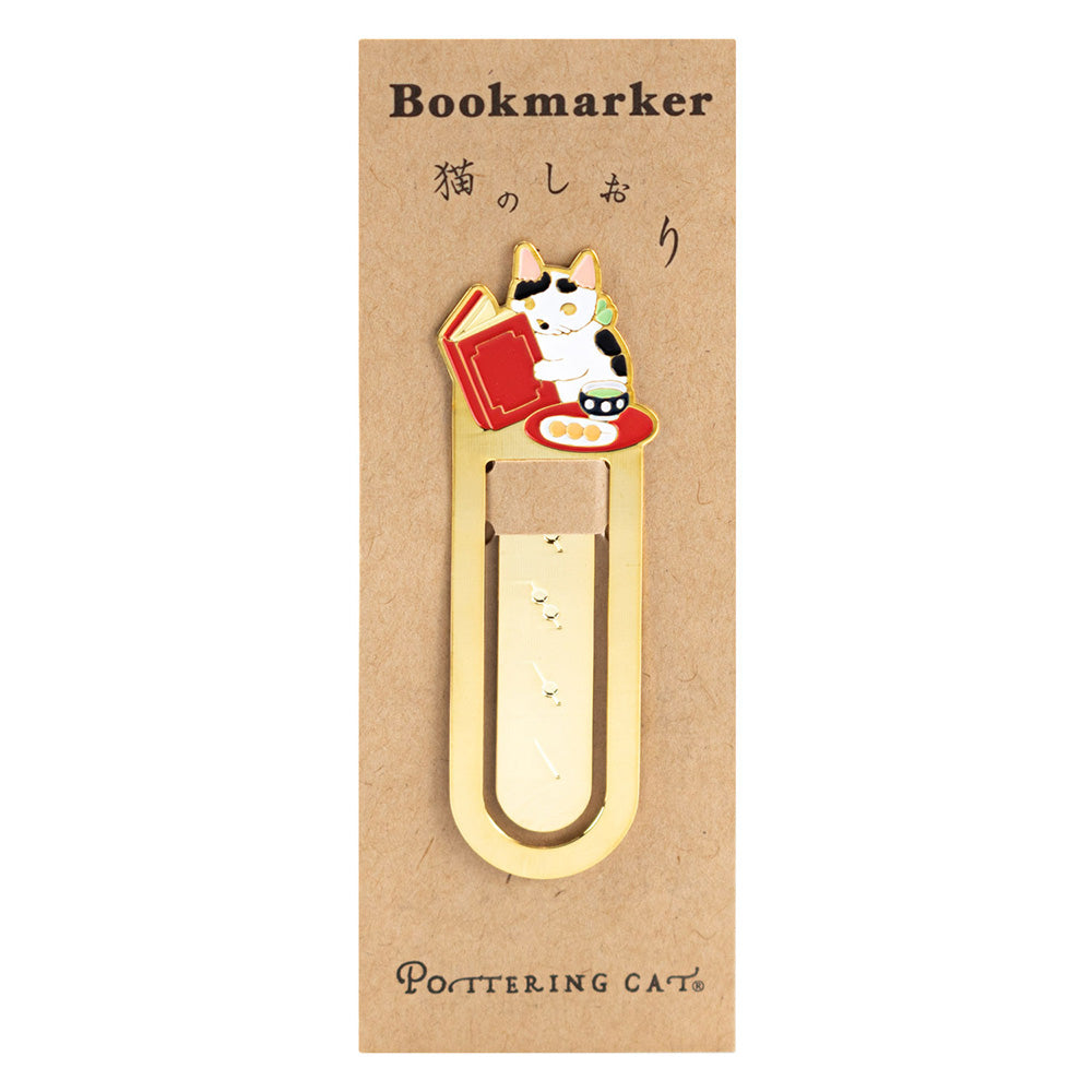 Pottering Cat Bookmark - Dango