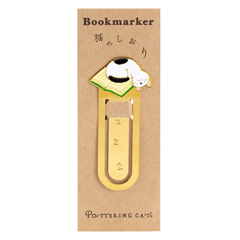Pottering Cat Bookmark - Napping