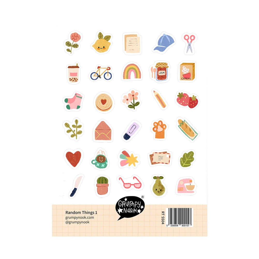 Random Sticker Sheets Random Things 1 Sticker Sheet β M.Lovewell
