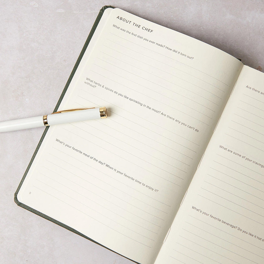 Recipe Journal - Green