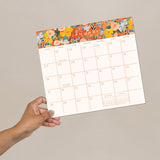 Red + Orange Floral Seedlings 2024 Calendar Pad