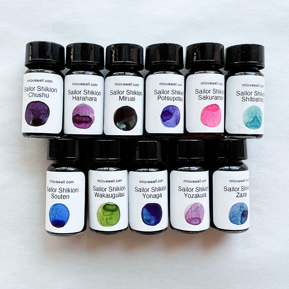 Sailor 5ml Fountain Pen Ink Samples | M.Lovewell