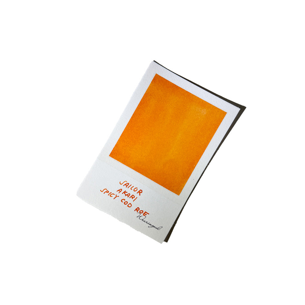 Sailor Fountain Pen Ink 50 ml - Furikake - Akari (Orange) - Spicy Cod Roe