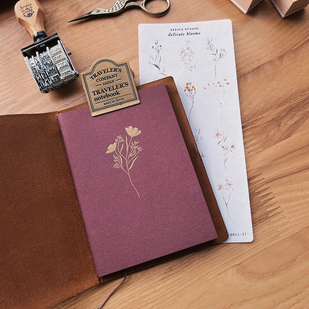 Sarica Studio Passport Traveler's Notebook - Floral - M.Lovewell