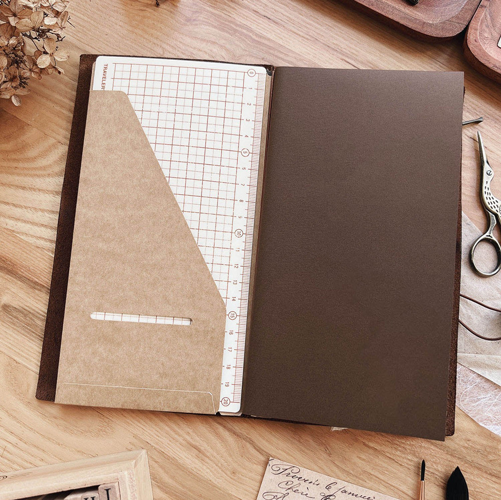 Sarica Studio Standard Traveler's Notebook - Chestnut Brown - M.Lovewell